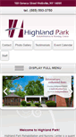Mobile Screenshot of highlandparkrehab.com